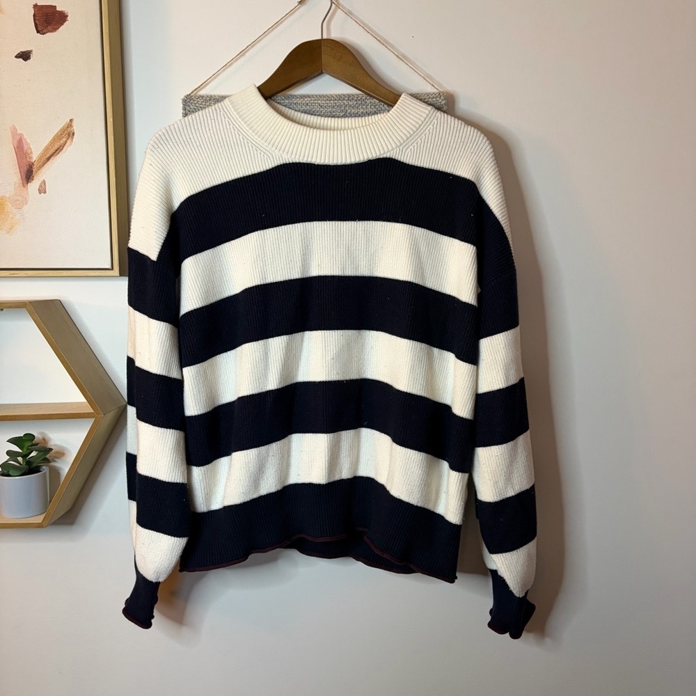 Scotch & Soda Women's Ribbed Mock Neck Pullover Sweater XXL - Picture 3 of 8